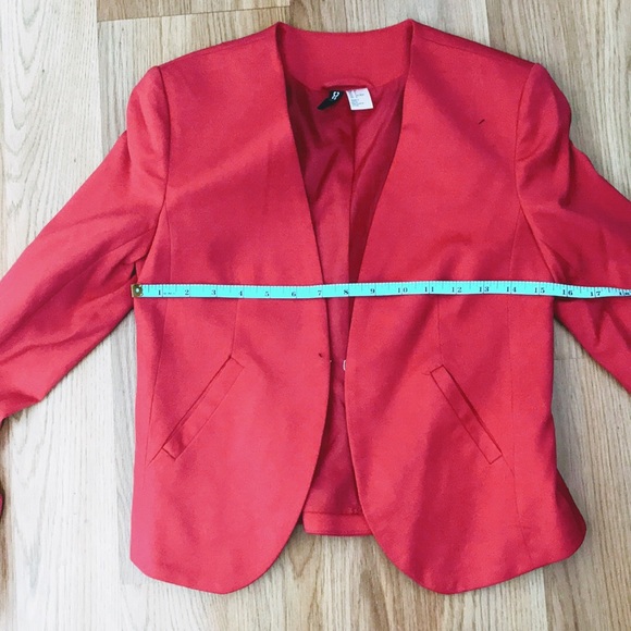Red blazer jacket - Picture 8 of 9